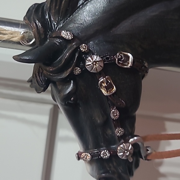 CHRISTMAS TREE  MAJESTIC  HORES HEAD  ORNAMENT And COWBOY  BOOT NEW NT - Picture 4 of 10